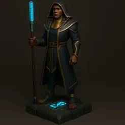 The Golden Pharaoh Statue