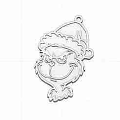 The Grinch keychain