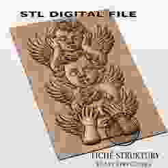 Three Cherubs – Hear No Evil, Speak No Evil, See No Evil – 3D STL Model