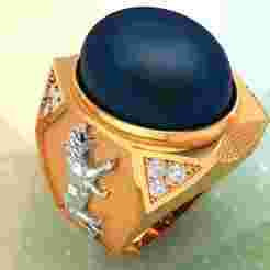 Tiger Ring -  Mens Ring - N812155