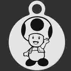 Toad Keyring