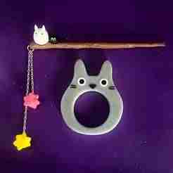 Totoro Hair Pin