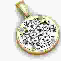 Tribal Pendant – 3D Printable Model