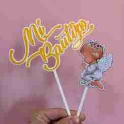 Tupper Torta Mi Bautizo (Includes Angel)