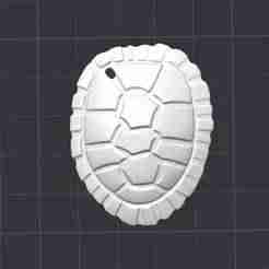 Turtle shell pendant