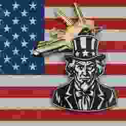 🔑 Uncle Sam Keychain 🔑