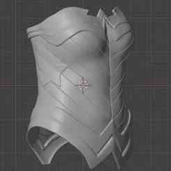 V2 New 52 Inspired Bodice Armor Top