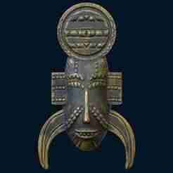 Vietnamese Traditional Mask 3D file STL 02