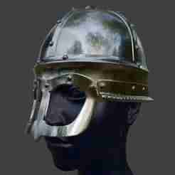 Viking Helmet with Nose Guard