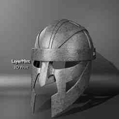 Viking Medieval Warrior Helmet – Ancient Armor Cosplay Prop