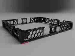 VzBot 235 AWD CNC mounts for 2040 extrusion uprights.