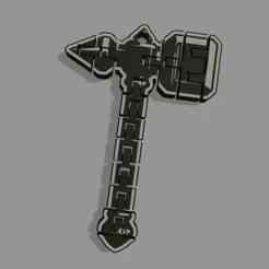 War-Hammer Flexi Keychain – Articulated Fidget Toy STL