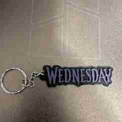 Wednesday keychain