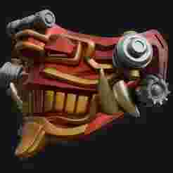 Weird Shogun Mask for Cosplay or Fashion