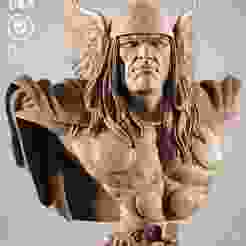 WICKED MARVEL THOR PORTRAIT BUST: TESTED AND READY FOR 3D PRINTING