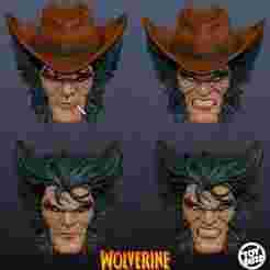 Wolverine kubert style head marvel legends custom headsculpt