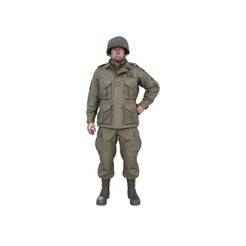 WWII US Army Sergeant 3D Model