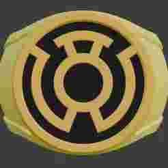 yellow lantern ring