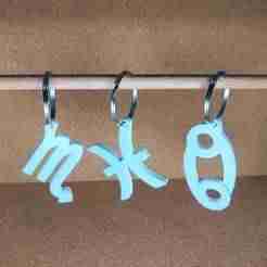 Zodiac Keychains