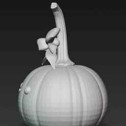 Calabacita Smiley - kawaii figurine of tender pumpkin