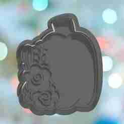 Fall Floral Pumpkin Cookie Cutter