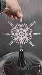 3-N-1 İSKELET KAR TANESI AĞAÇ TOPPER