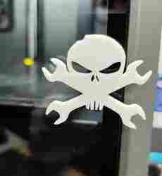 Créality K1 Skull punisher kapı kolu