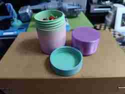 Cylindrical container - height 10 cm