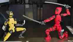 Deadpool/Wolverine Kombo Kukla 13 Model