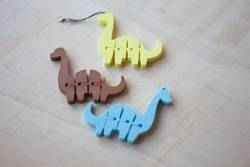 Flexi Dino Keychain Articulated