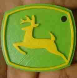 John Deere Anahtarlık