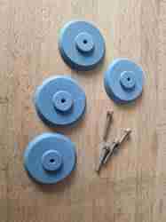 K1 Kauçuk Tamponlar için diskler, böylece artık düşmezler