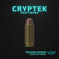 06. 10mm Auto - Winchester - Trailblazer Power: 10mm Auto Winchester Ammo 3D Print File - Military Ammunition - Handgun Ammunition