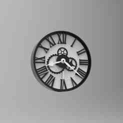 20 cm wall clock, gear model