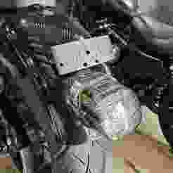 2020 FXLRS laydown licence plate holder.