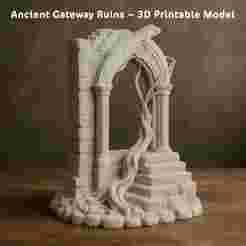 Ancient Gateway Ruins – 3D Printable Model