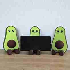 Avocado cell phone holder
