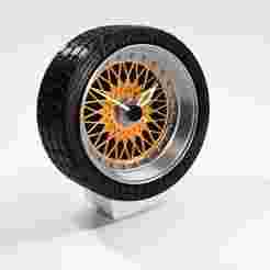BBS wheel clock