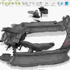 BMW E46 Left headlight binding sheet