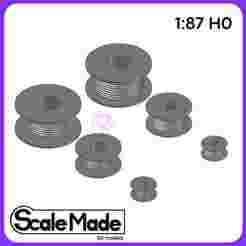 Cable drum / wire spool - H0 scale 1:87