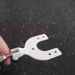 Dental articulator fork