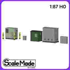 Electrical Distribution Box - HO scale 1:87