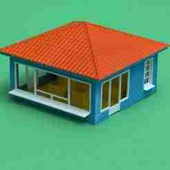 ICE CREAM SHOP HO SCALE