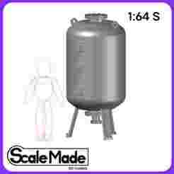 Industrial Buffer Vessel - S scale 1:64