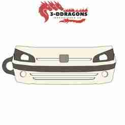 Key ring Peugeot 106 GTI 2004