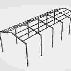 metal beam structure