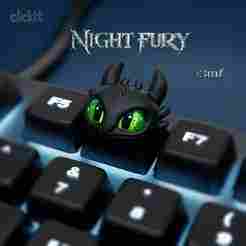 Night Fury Keycap – 3D Printable Model
