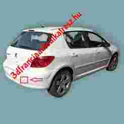 Peugeot 307 rear tow eye cover  9634015277