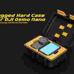 Rugged Hard Case for DJI Osmo Nano | Protective Storage with MicroSD Card Holder