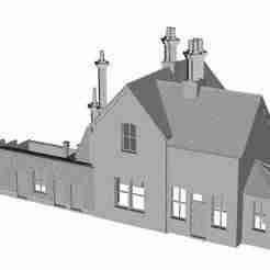 Southern Railway Slinfold station building 1/152 scale